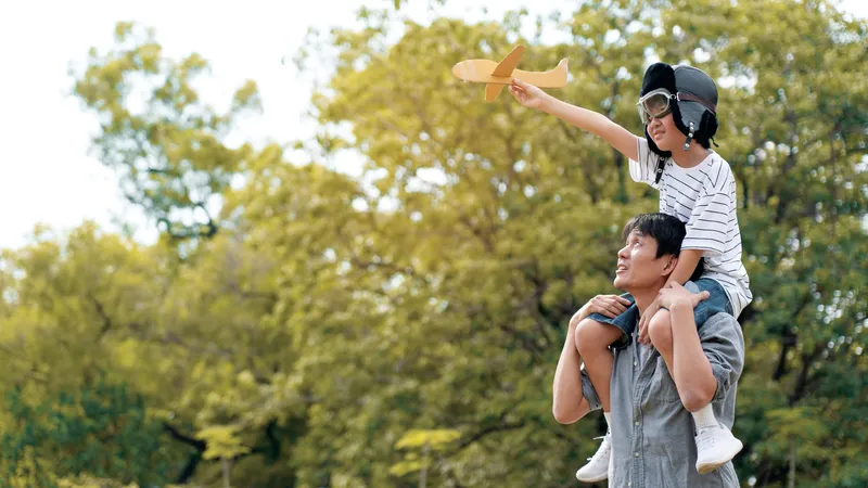 Family enjoying an outdoor park lifestyle at Taman Mutiara Maju