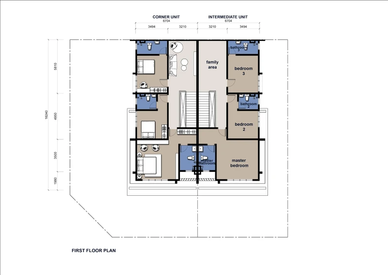 Luxe First Floor Plan