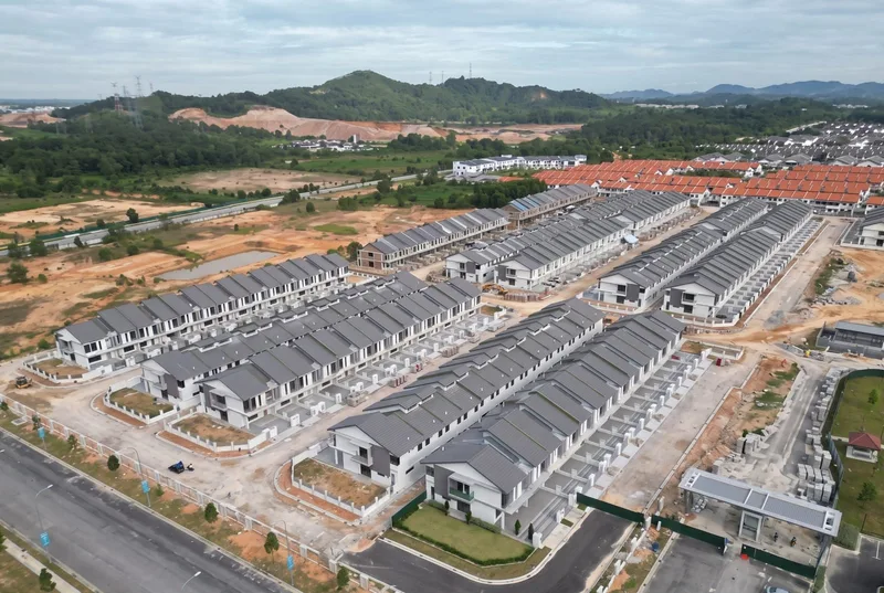 Maison One construction progress aerial view 2