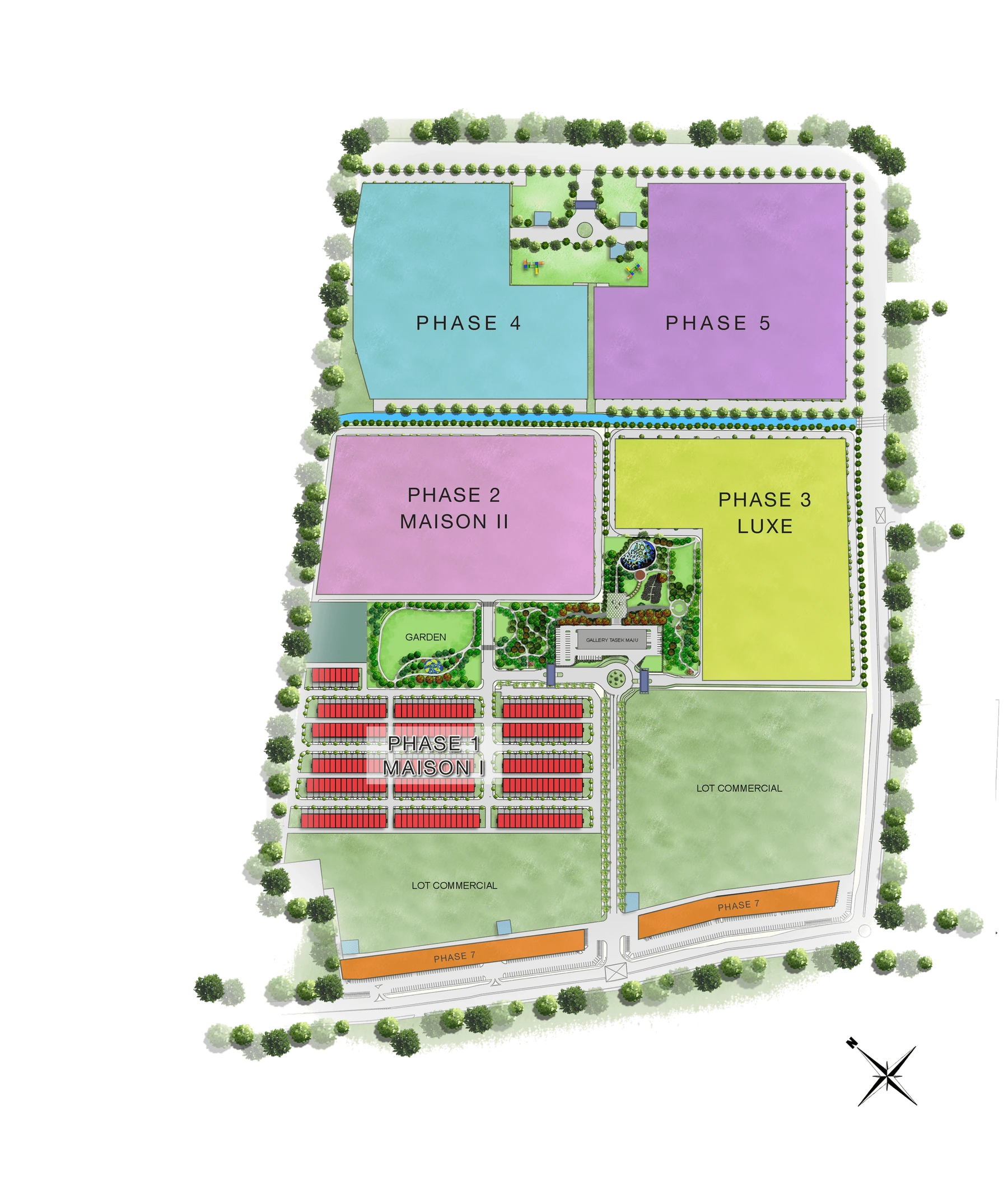 Taman Mutiara Maju Master Plan Layout