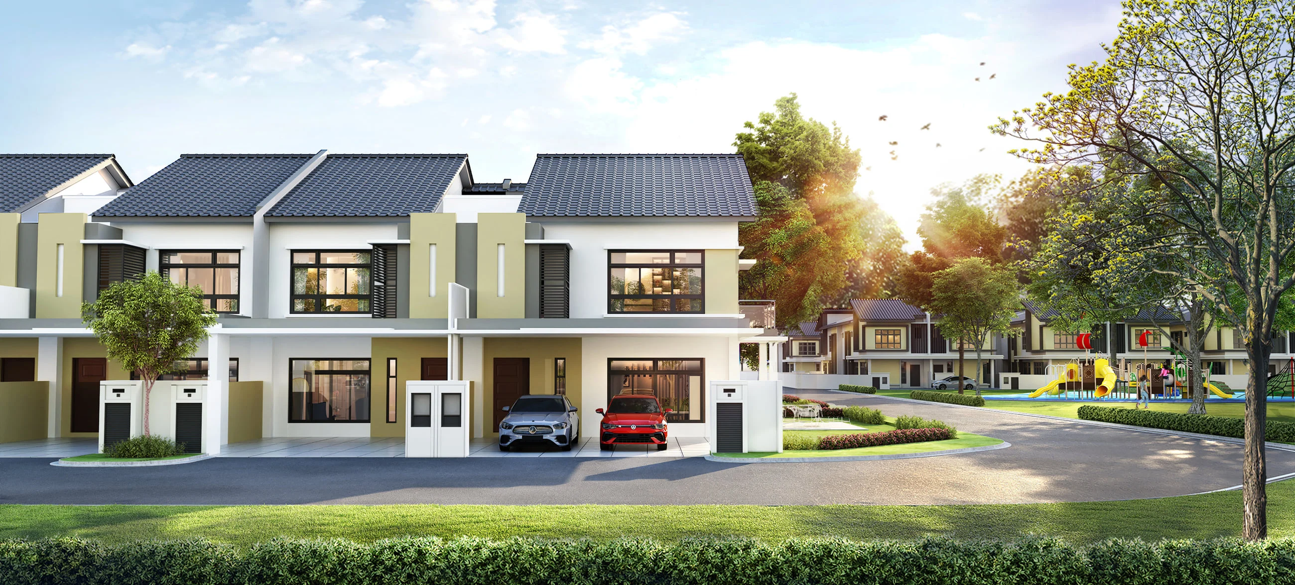 Maison Two two-storey terrace home exterior artist's impression